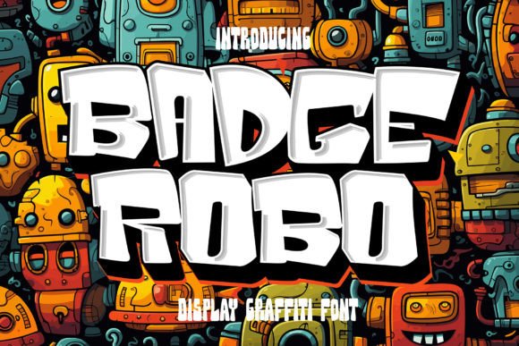 Badge Robo: A Bold Display Font for Impactful Web Design