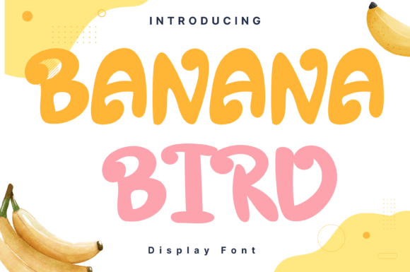 Banana Bird Font for Creative Branding Projects