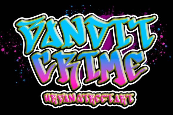 Bandit Crime: A Graffiti Font with a Professional Edge