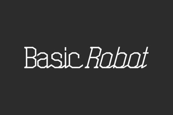 Basic Robot Font for Editorial Design