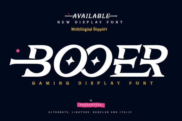 Booer Font for Handmade Creativity
