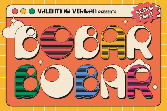 Bring Retro Charm to Your Creations with Bobar Font