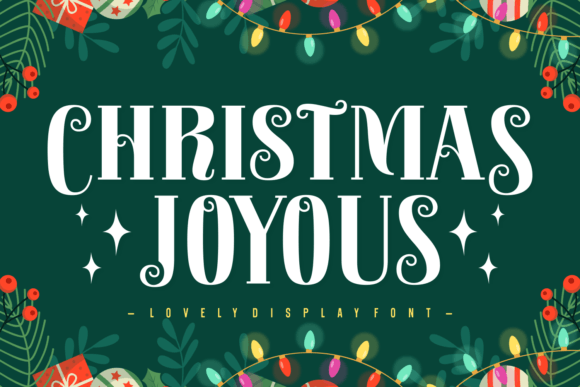 Christmas Joyous: The Perfect Font for Festive Branding