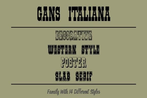 Font That Shapes Your Brand: Gans Italiana for Small Business
