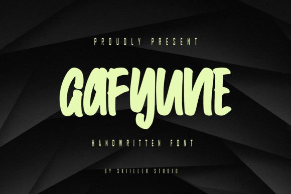 Gafyune: The Handwritten Font That Elevates Your Digital Brand