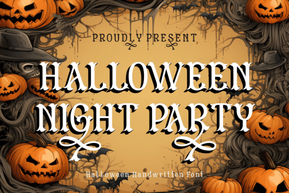 Halloween Night Party Font Review