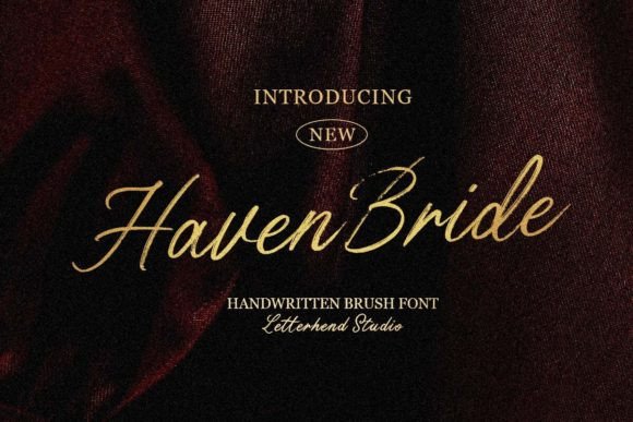 Haven Bride: A Timeless Script Font for Digital Branding