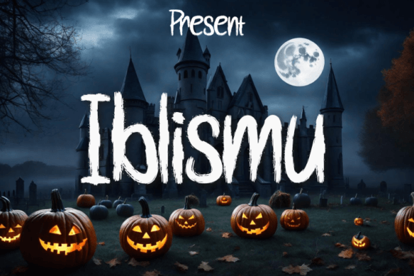 Iblismu: A Display Font for Editorial Elegance