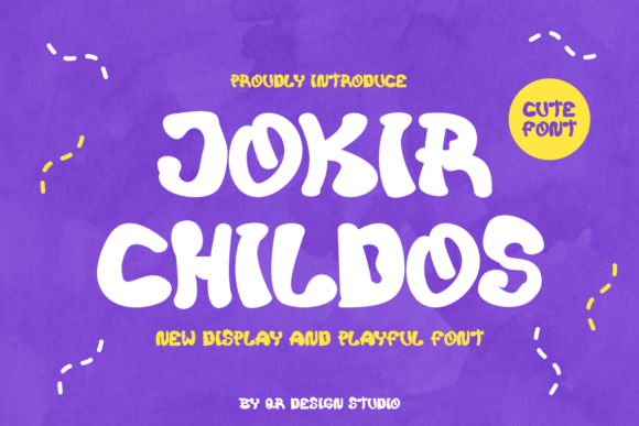 Jokir Childos: A Joyful Display Font for Digital Design