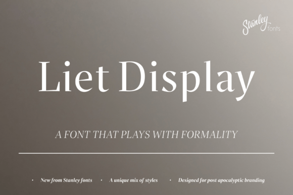 Liet: A Font That Speaks in Style