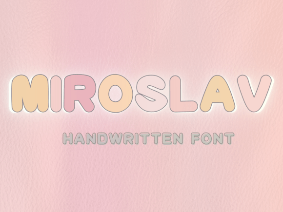 Miroslav: A Display Font for Warm and Readable Editorial Design