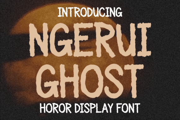 Ngerui Ghost: A Display Font for Spooky Web Design