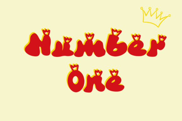 Number One Font for Editorial Projects