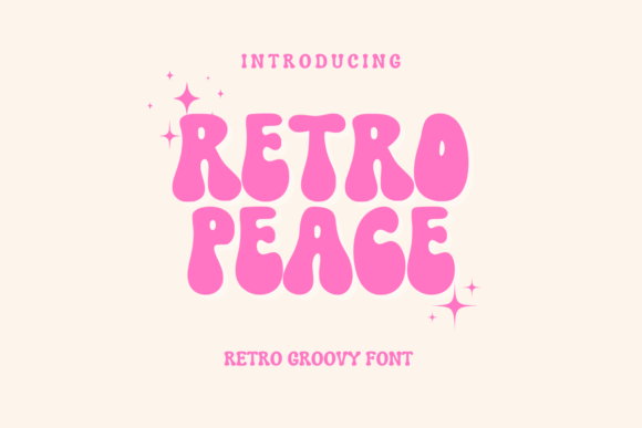 Retro Peace Font for Campaign Creativity