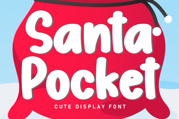 Santa Pocket: A Festive Font for Editorial Design