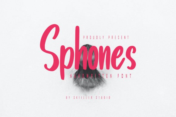 Sphones: A Handwritten Font for Modern Branding