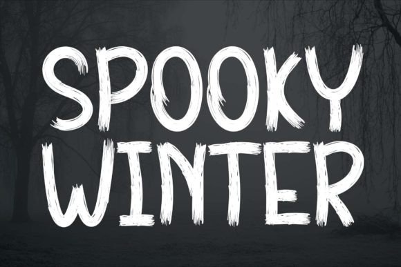 Spooky Winter: A Font That Adds Magic to Digital Design