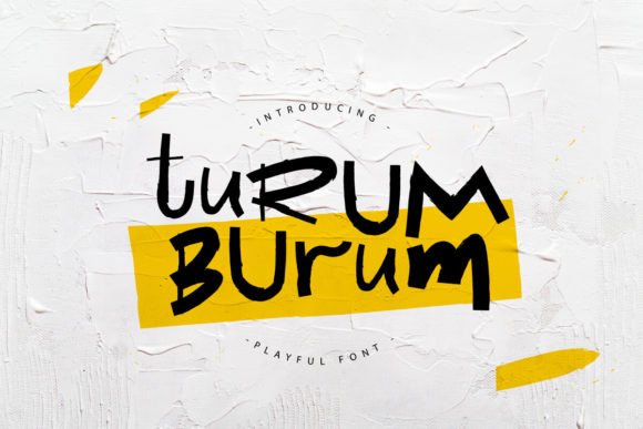 Turum Burum: A Playful Font for Polished Branding